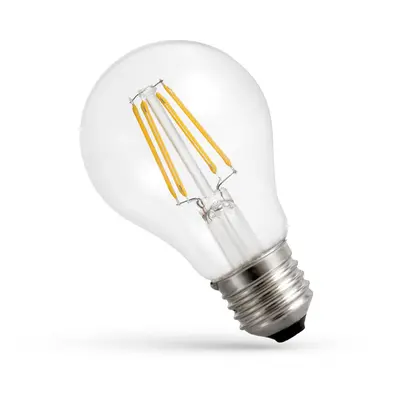 LED GLS E-27 230V 5.5W COG Teplá bílá CLEAR stmívatelné SPECTRUM