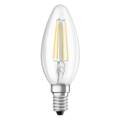 LED žárovka E14 B35 4,8W = 40W 470lm 4000K Neutrální 300° Filament OSRAM SUPERSTAR Stmívatelná