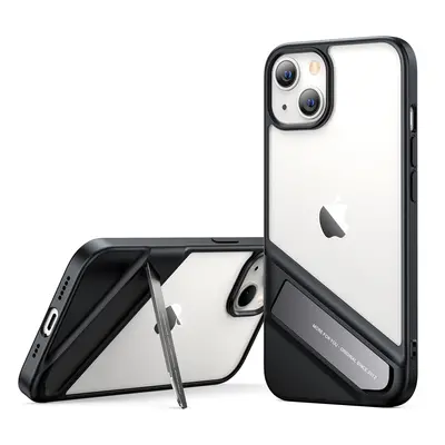 Ugreen Fusion Kickstand Case pevné pouzdro s gelovým rámečkem a stojánkem pro iPhone 13 černé (9