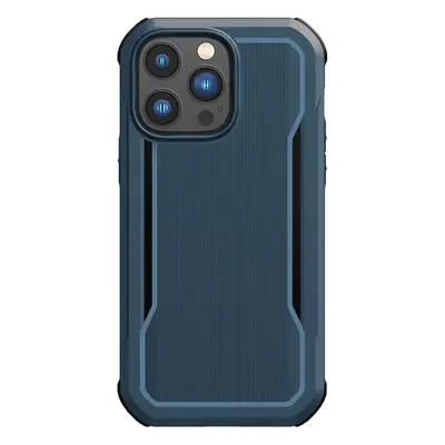 Raptic X-Doria Fort Case pouzdro pro iPhone 14 Pro Max s pancéřovým pouzdrem MagSafe v modré bar