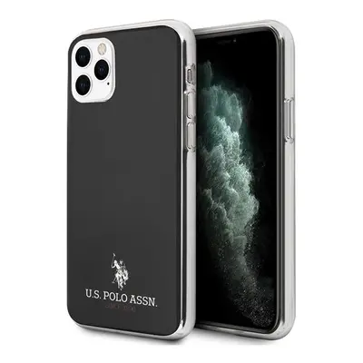 Lesklé pouzdro U.S. Polo Assn. pro iPhone 11 Pro Max - černé