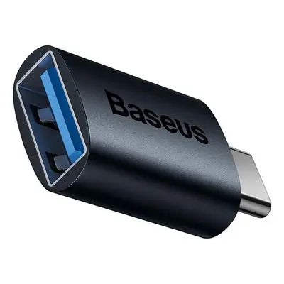 Baseus Ingenuity adaptér USB-C na USB-A, OTG (modrý)