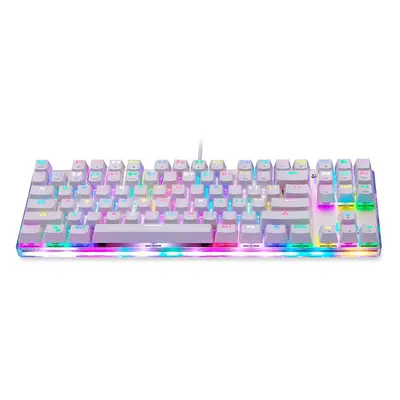 Mechanická herní klávesnice Motospeed K87S RGB (bílá)