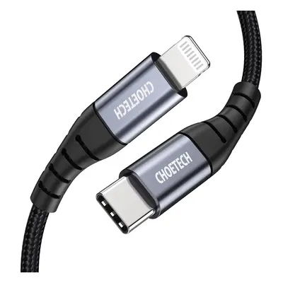 Choetech IP0041 Kabel USB-C / Lightning MFi 480Mb/s 3A 2 m - černý