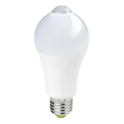 LED Žárovka 7W E27 s PIR pohybovým čidlem 7W Studená bílá