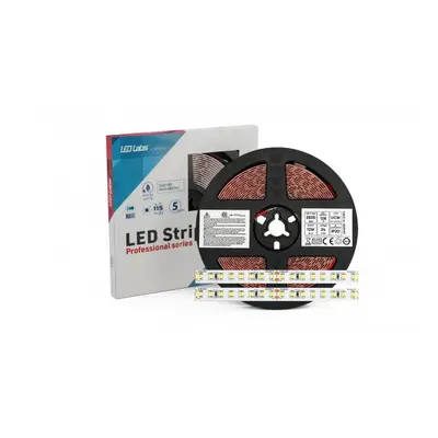 LED pásek 12W/m PRO 5Y 24V 128 LED/m 2835 SMD neutrální bílá RA90