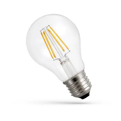 LED GLS A60 E-27 230V 8,5W COG Teplá bílá CLEAR SPECTRUM