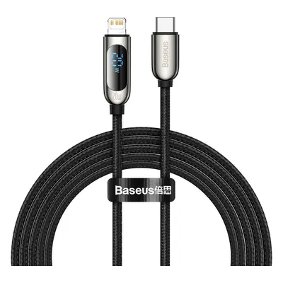 Kabel USB-C na Lightning Baseus Display, PD, 20W, 2m (černý)