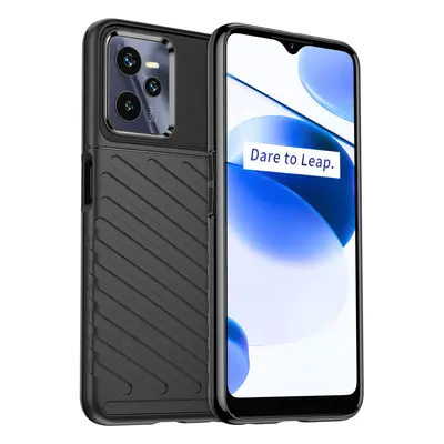 Thunder Case Realme C35 silikonové pancéřové pouzdro černé