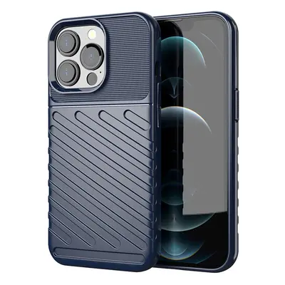 Thunder Case flexibilní pancéřový kryt iPhone 13 Pro modrý