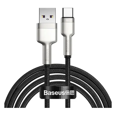 Kabel USB-C Baseus Cafule, 66 W, 2 m (černý)