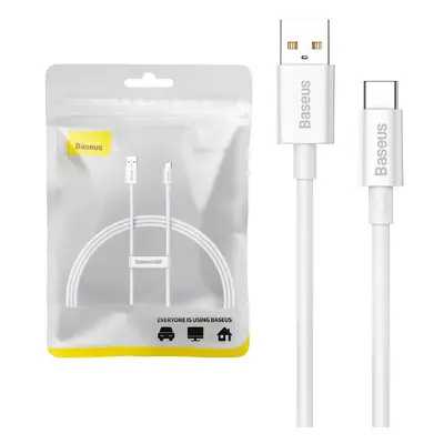 Kabel USB na USB-C Baseus Superior 100W 1m (bílý)