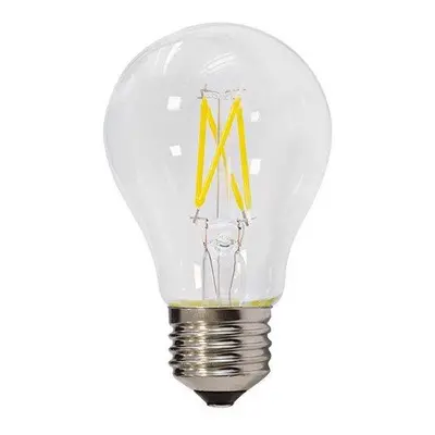 LED žárovka 6W 4xCOB Filament E27 600lm CCD TEPLÁ BÍLÁ, STMÍVATELNÁ