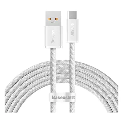 Kabel Baseus Dynamic Series z USB na USB-C, 100 W, 2 m (bílý)