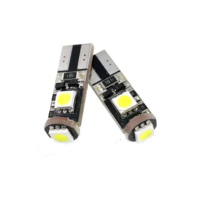 Auto LED žárovka W5W T10 3 SMD 5050 CAN BUS