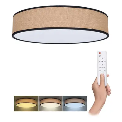 Solight LED osvětlení s dálkovým ovladačem Brownie, 48W, 3360lm, 40cm, změna chromatičnosti, stm