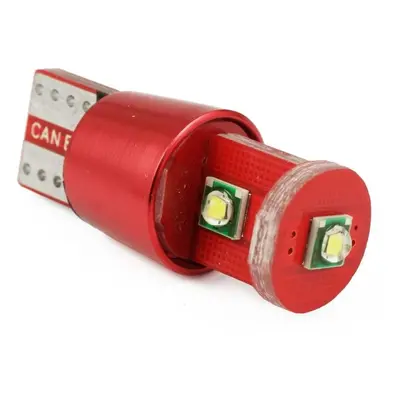 Auto LED žárovka W5W T10 3 SMD CREE CANBUS RED