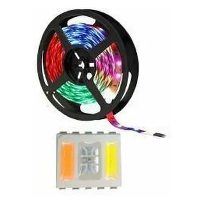 LED pásek 12VDC 60 led 5050 5-chip RGBW 1m ip20 rgb + 6500K + 2400K rgb+cct