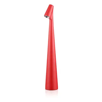 HMS-355-RED | Stolní lampa 33,5cm | Bezdrátová noční lampa s vestavěnou baterií | Lampa s dotyko