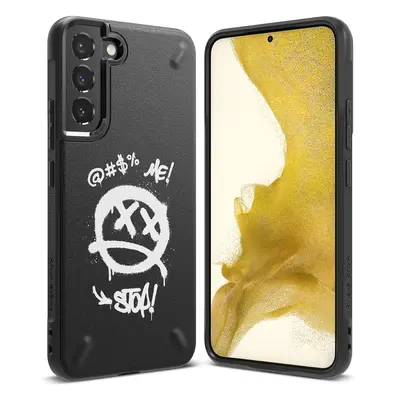 Ringke Onyx Design odolný kryt Samsung Galaxy S22+ (S22 Plus) černý (Graffiti) ()