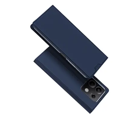 Dux Ducis Skin Pro pouzdro s klopou a slotem na kartu pro Xiaomi Redmi Note 13 5G - modré