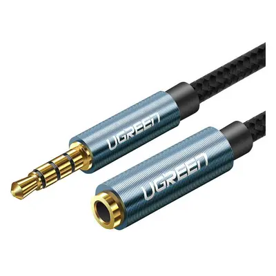 UGREEN AV118 Prodlužovací audio kabel 3,5 mm jack AUX, 0,5 m (černý)