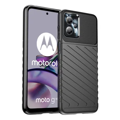 Thunder Case Motorola Moto G13 silikonové pancéřové pouzdro černé