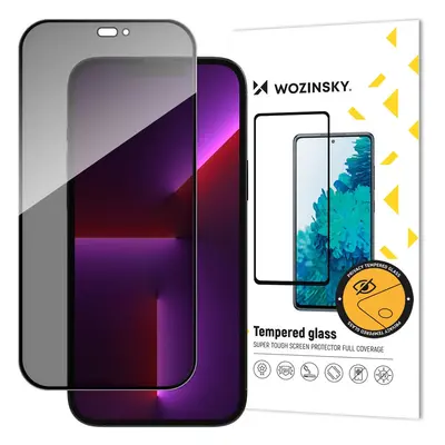 Wozinsky Privacy Glass s antišpionážním filtrem pro iPhone 15 - černý