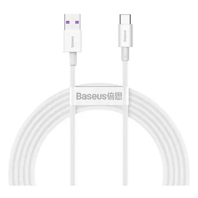 Kabel Baseus Superior Series z USB na USB-C, 66 W, 2 m (bílý)