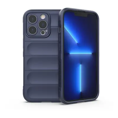 Pouzdro Magic Shield pro iPhone 13 Pro flexibilní pancéřované pouzdro tmavě modré