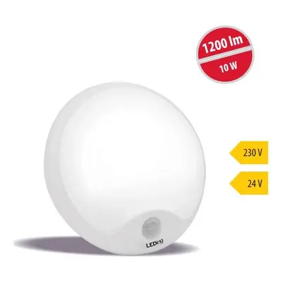 LED svítidlo SENSO-C 10W s PIR čidlem 230V