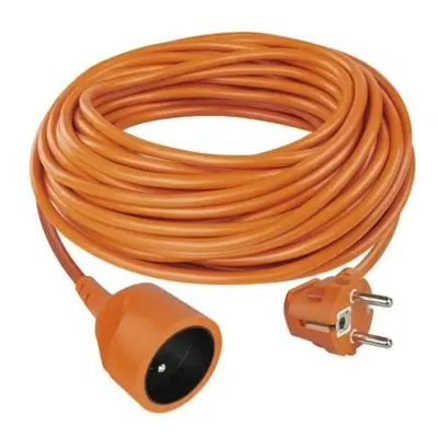 Prodlužovací kabel 30 m / 1 zásuvka / oranžový / PVC / 230 V / 1,5 mm2