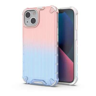 Ombre Protect pouzdro pro iPhone 14 Plus růžové a modré pancéřové pouzdro