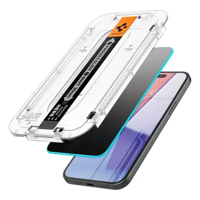 SPIGEN GLAS.TR "EZ FIT" 2-PACK IPHONE 15 PLUS PRIVACY TEMPERED GLASS