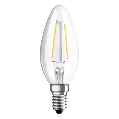 LED žárovka LED E14 B35 CL 1,5W = 15W 136lm 2700K Teplá 300° Filament OSRAM STAR