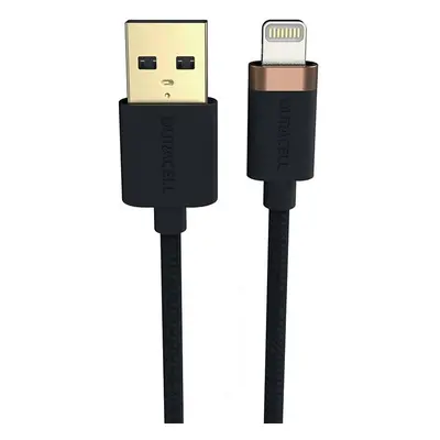 Kabel USB na Lightning Duracell 2 m (černý)