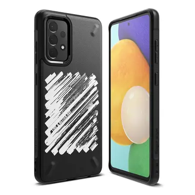 Ringke Onyx Design odolný kryt Samsung Galaxy A72 4G černý (Paint) (OXSG0047)