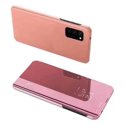 Flipové pouzdro Clear View Case Samsung Galaxy A72 4G růžové