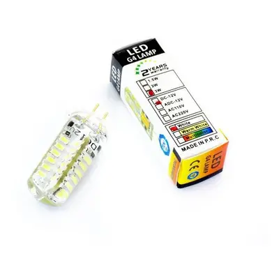 LED žárovka G4 48 SMD 3014 SILIKON Bílý ciepły