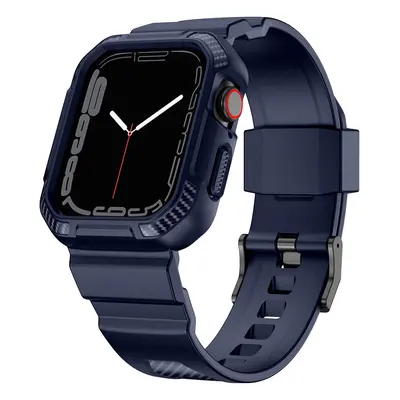 Pancéřové pouzdro 2 v 1 Kingxbar CYF106 pro Apple Watch SE, 9, 8, 7, 6, 5, 4, 3, 2, 1 (41, 40, 3