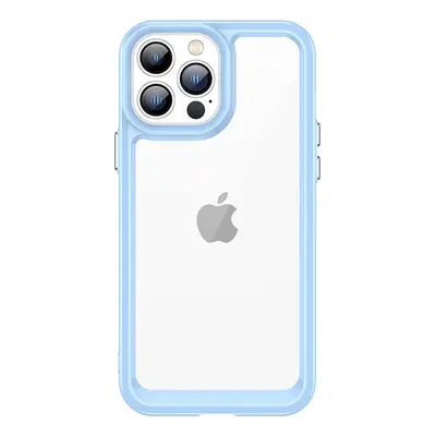 Pouzdro Outer Space pro iPhone 12 Pro Max pevné pouzdro s gelovým rámečkem modré