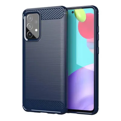 Carbon Case flexibilní pouzdro Samsung Galaxy A72 4G modré