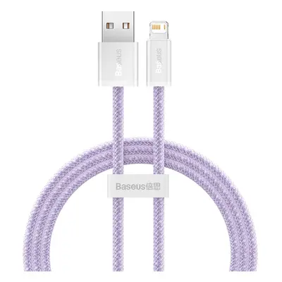 Kabel USB-Lightning Baseus Dynamic, 2,4 A, 1 m (fialový)