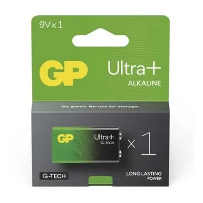 Alkalická baterie GP Ultra Plus 9V (6LR61)