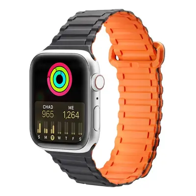 Dux Ducis Strap (Armor Version) pro Apple Watch SE/9/8/7/6/5/4/3/2/1 (41/40/38mm) magnetický - č