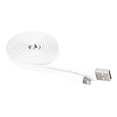 Nabíjecí a datový kabel USB-A 2.0 / Lightning MFi, 1 m, bílý