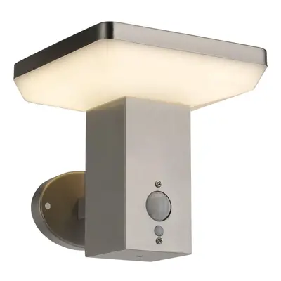 LED solární Wall Light UP SS-Brushed Aluminium 4.4W čidlo