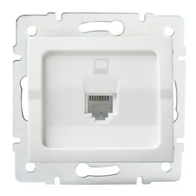 Kanlux 25108 LOGI Datová zásuvka RJ45Cat 5e Jack - bílá