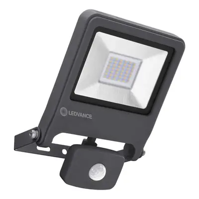 Reflektor LED 30W 2700lm 4000K IP44 šedý s čidlem pohybu LEDVANCE Floodlight Endura