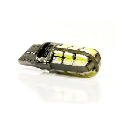 Auto LED žárovka W5W T10 24 SMD 3014 CAN BUS Silikon